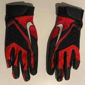 Nike football gloves, women’s size medium